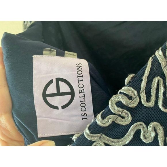 JS Collections Seath Dress Size 4 - Picture 8 of 9